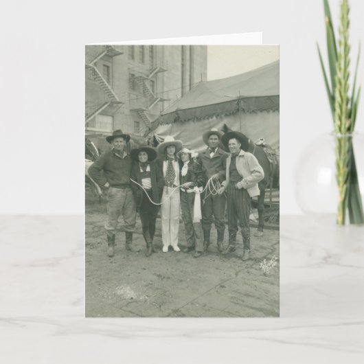 シカゴのロデオ、1929. カード (正面)