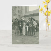 シカゴのロデオ、1929. カード (黄色い花)