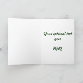 シカゴの冬の挨拶状 シーズンカード (内部)