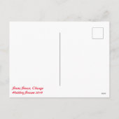 シカゴの冬 シーズンポストカード (裏面)