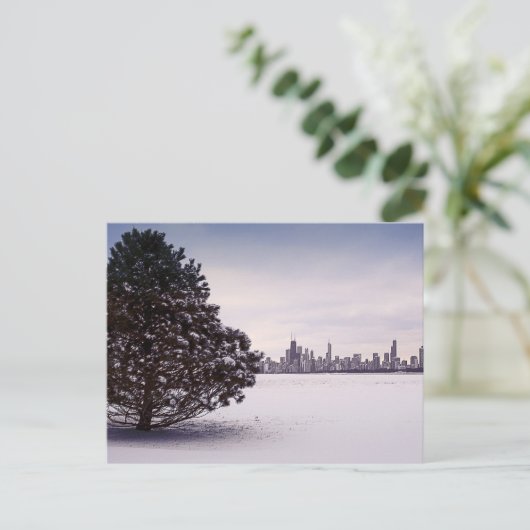 シカゴの冬 ポストカード (スタンド正面)