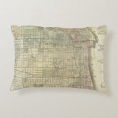 シカゴの地図 アクセントクッション (裏面)