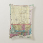 シカゴの地図 アクセントクッション (裏面(縦))