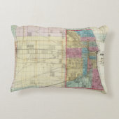 シカゴの地図 アクセントクッション (裏面)