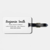 シカゴの地図 ラゲッジタグ (裏面横)