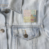 シカゴの地図 缶バッジ (インサイチュ)