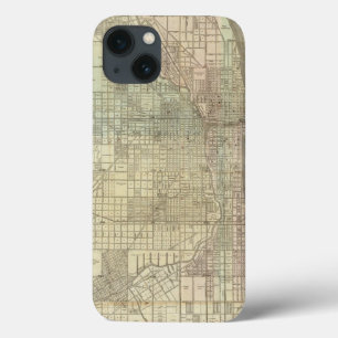 シカゴの地図 iPhone 13ケース