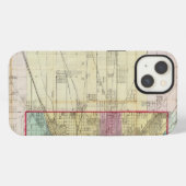 シカゴの地図 iPhoneケース (裏面横)