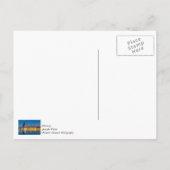 シカゴの夜明けの街並み感謝のポストカード ポストカード (裏面)