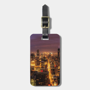 シカゴの夜景 ラゲッジタグ