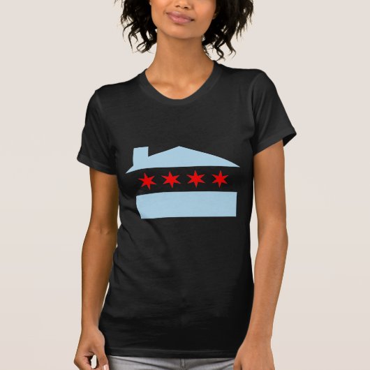シカゴの家旗 Tシャツ (正面)