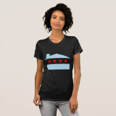 シカゴの家旗 Tシャツ (正面フル)