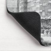 シカゴの建物のブロックの上昇 マウスパッド (コーナー)