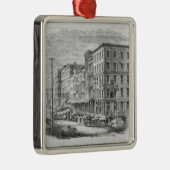 シカゴの建物のブロックの上昇 メタルオーナメント (右)