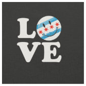 シカゴの微笑の旗のための愛 ファブリック (クローズアップ)