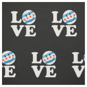 シカゴの微笑の旗のための愛 ファブリック (見本)