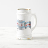 シカゴの振る旗 ビールジョッキ (正面右)