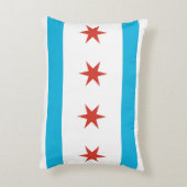 シカゴの旗 アクセントクッション (裏面(縦))