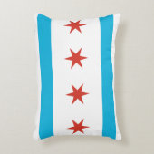 シカゴの旗 アクセントクッション (正面(垂直))
