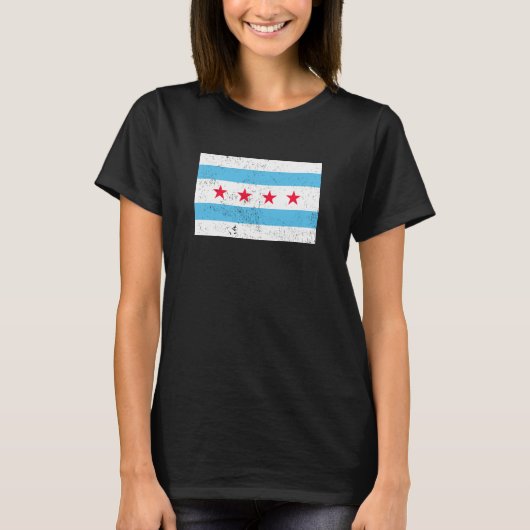 シカゴの旗 Tシャツ (正面)