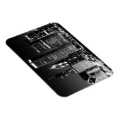 シカゴの有名な街並みの夜景 マグネット (右側)