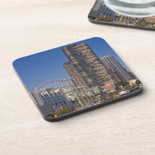 シカゴの海軍埠頭の景色 コースター (左側)