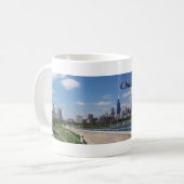 シカゴの湖畔の道 コーヒーマグカップ (正面左)