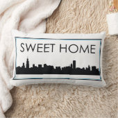 シカゴの甘い家の枕 ランバークッション (ブランケット)