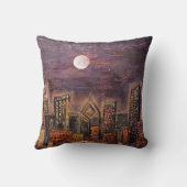 シカゴの真夜中の© クッション (裏面)