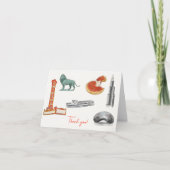 シカゴの結婚サンキューカード サンキューカード (正面)