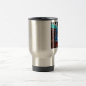 シカゴの落書きElの列車 トラベルマグ (中央)