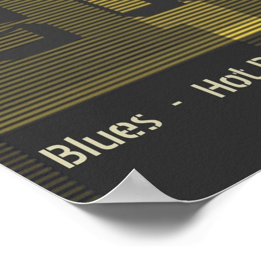 シカゴの街のグラフィックサンダウンとサンセットグラフィック ポスター (角)