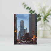 シカゴの街の風景　感謝のポストカード ポストカード (スタンド正面)