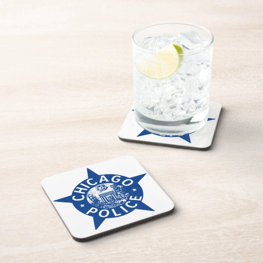シカゴの警察のヴィンテージの星 コースター (右側)