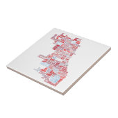 シカゴの近隣の地図 タイル (側面)