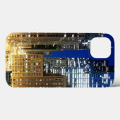 シカゴの都市景観の夜眺め Case-Mate iPhoneケース (裏面 (横))