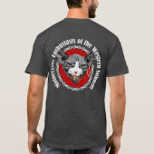 シカゴの面白いTシャツ Tシャツ (裏面)