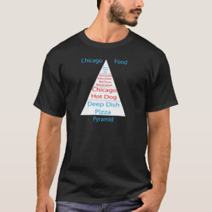 シカゴの食糧ピラミッド Tシャツ