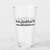 シカゴのD.B. Kaplan's Delicatessen & Restaurant。 タンブラーグラス (裏面)