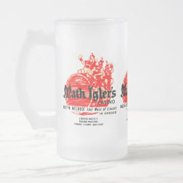 シカゴのMath Igler's Casinoレストラン フロストグラスビールジョッキ