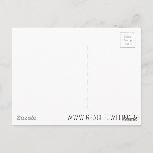 シカゴはがき ポストカード (裏面)