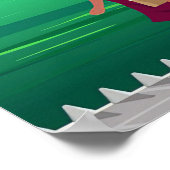 シカゴへの旅行アート ポスター (角)