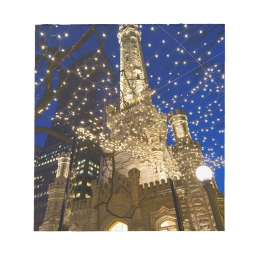 シカゴアットクライストマスタイム ノートパッド (正面)