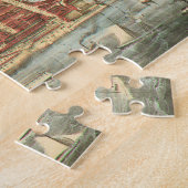 シカゴアンティークマップ、ラサール通り&リバー ジグソーパズル (側面)