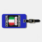 シカゴイタリアンアメリカンラゲッジタグテンプレート ラゲッジタグ (正面横)