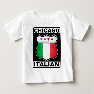 シカゴイタリアンアメリカン ベビーTシャツ