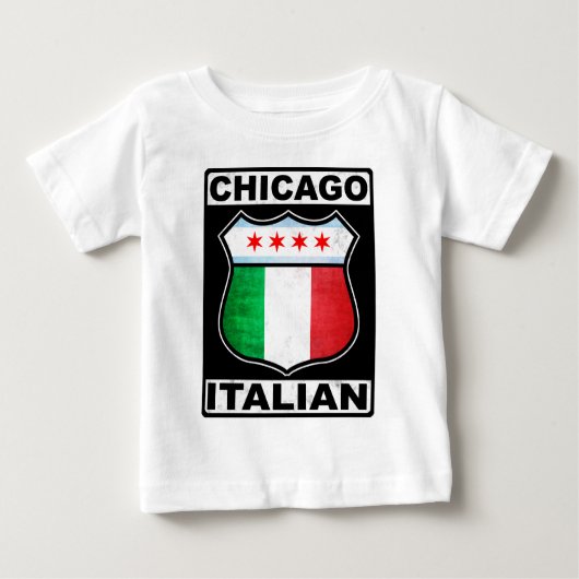 シカゴイタリアンアメリカン ベビーTシャツ (正面)