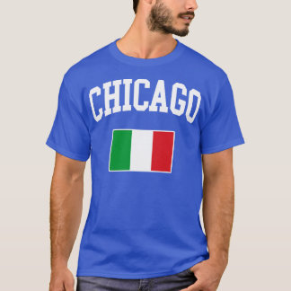 シカゴイタリアンイタリアItalianoイタリア国旗 Tシャツ