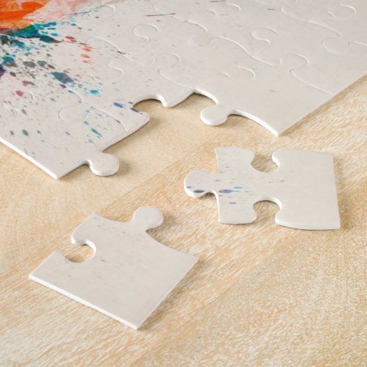 シカゴイリノイのスカイラインの都市景観 ジグソーパズル (側面)