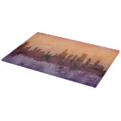 シカゴイリノイのスカイライン カッティングボード (角)